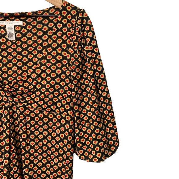 Diane Von Furstenberg Heart Design Laetitia Empire Waist Dress - Picture 4 of 7